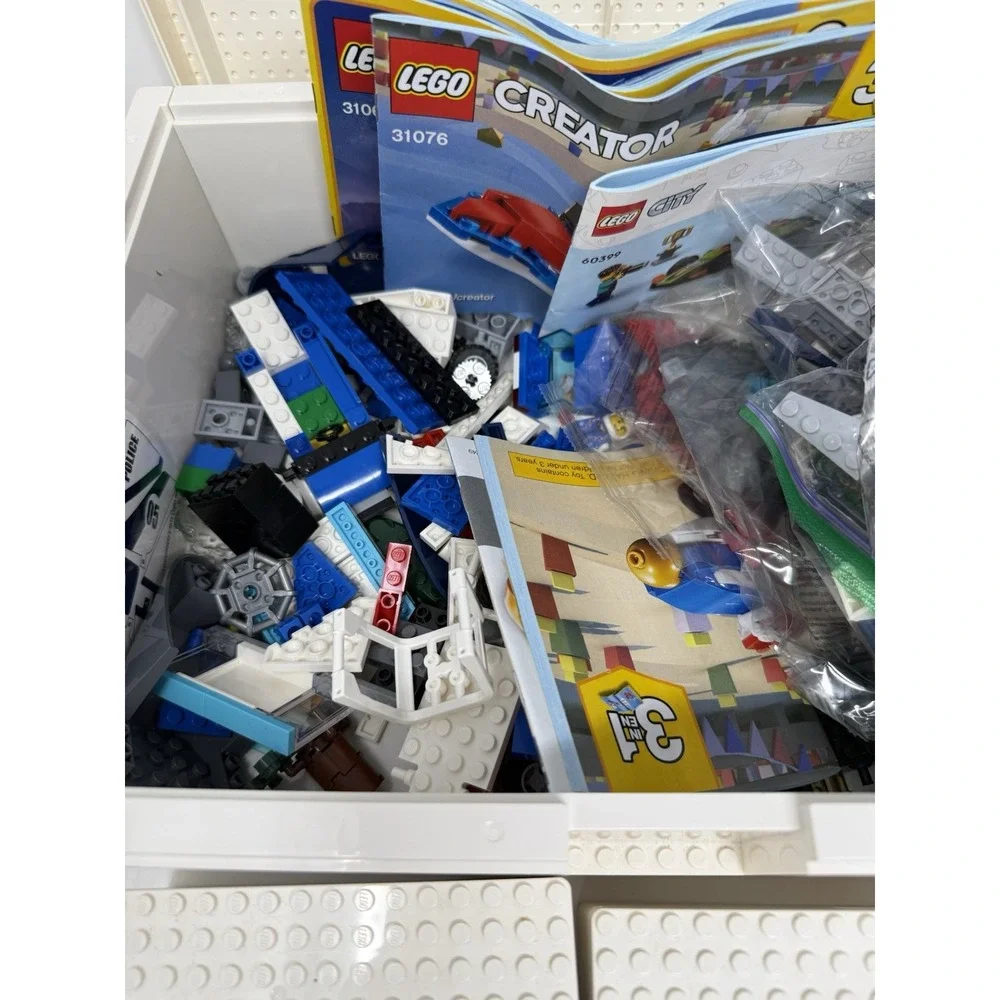 IKEA LEGO Bygglek Set If 3 Storage Boxes With Random Legos